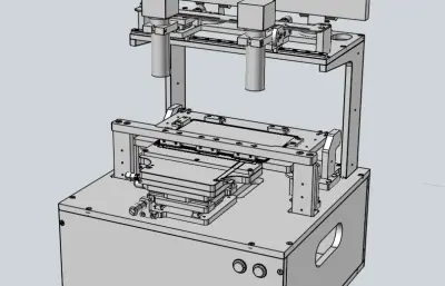 PCB绑定前测试，高清CCD对位压接点灯