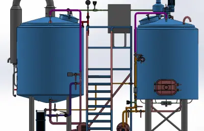 10BBL两器糖化系统