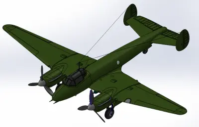 PE-3双发重型飞机