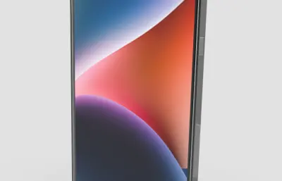 iPhone 14手机模型图纸