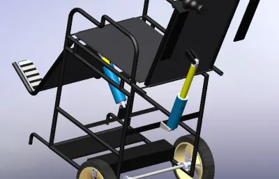 残疾人自主担架暨轮椅