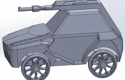 自行火炮玩具模型