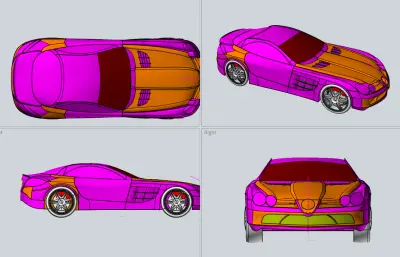 奔驰SLR迈凯轮汽车