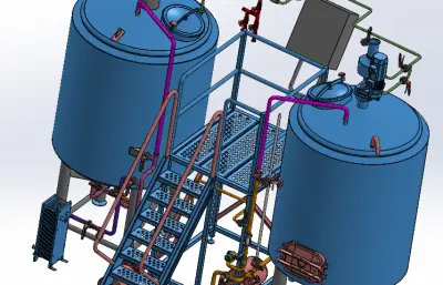 10BBL两器糖化系统