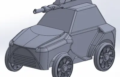 自行火炮玩具模型