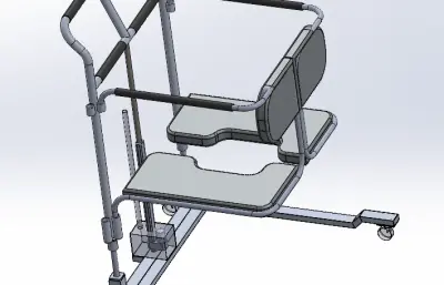 老年人坐便器,移动式方便椅