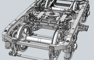 TR22型火车转向架