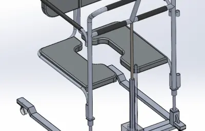 老年人坐便器,移动式方便椅
