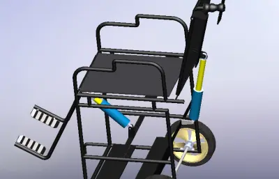 残疾人自主担架暨轮椅