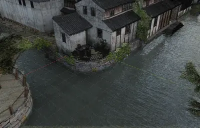 江南水乡 江南古镇场景