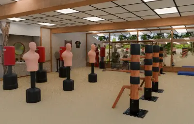 武术道场 练功房 练武房