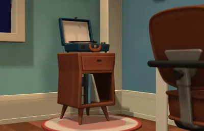 卡通房间 卡通卧室 卡通电脑房