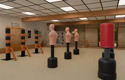 武术道场 练功房 练武房