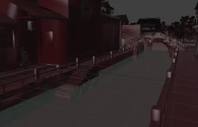 江南水乡 江南古镇场景