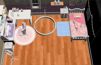 卡通房间 卡通卧室 电竞房