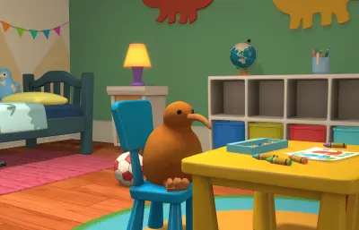 卡通房间 卡通儿童卧室