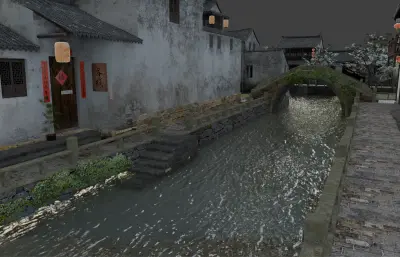 江南水乡 江南古镇场景