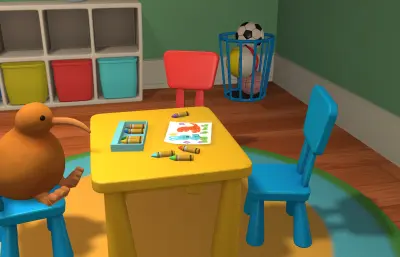 卡通房间 卡通儿童卧室