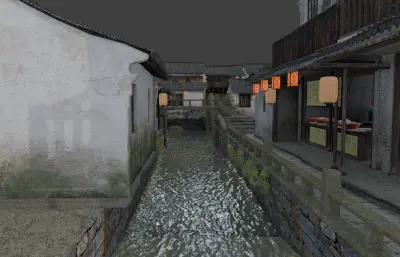 江南水乡 江南古镇场景