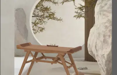 书法桌 民宿文创桌椅 文创家具产品