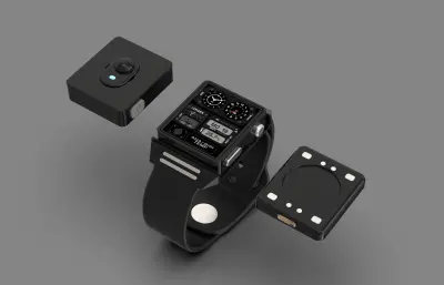 智能设备,老年人辅助设备,吃药提醒智能手环