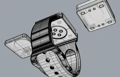 智能设备,老年人辅助设备,吃药提醒智能手环
