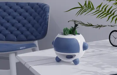 桌面绿植,小花盆,智能盆栽