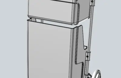 工具箱手推车模型