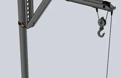 起重设备机械模型