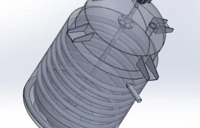 带内盘管搅拌反应器