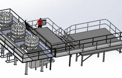 大型食品颗粒自动化分拣与计量
