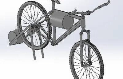 自行车水泵设计模型