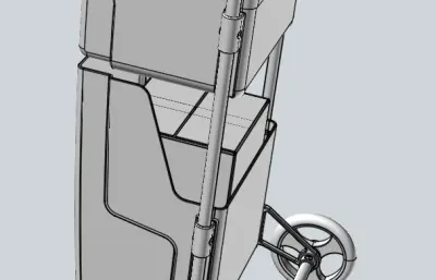 工具箱手推车模型