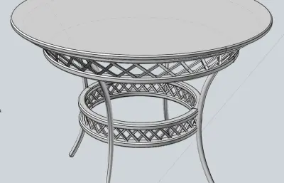 圆桌子模型