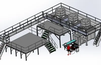 大型食品颗粒自动化分拣与计量
