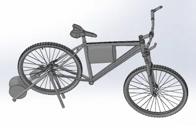 自行车水泵设计模型