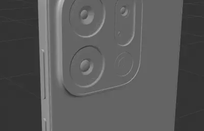 OPPO Find X9手机C4D,keyshot模型