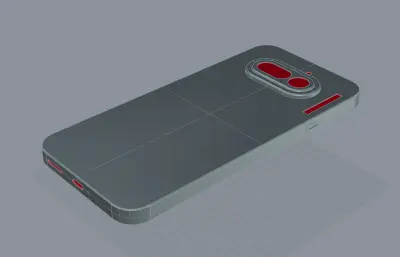 Nothing Phone 4a手机外观3D模型