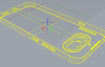 Nothing Phone 4a手机外观3D模型