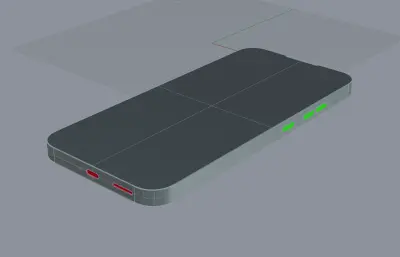 Nothing Phone 4a手机外观3D模型