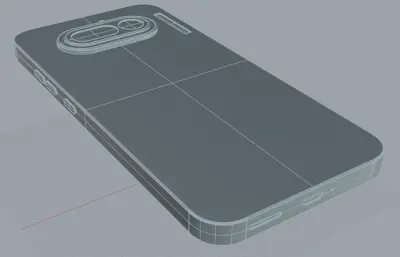 Nothing Phone 4a手机外观3D模型