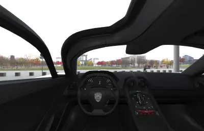 SSC大蜥蜴顶级极速超跑汽车,带内饰