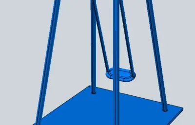 户外健身器材-单人摆钟