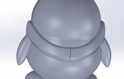 装饰品企鹅模型