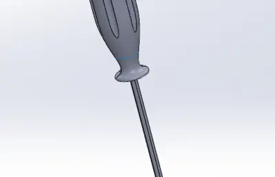 工具螺丝刀模型