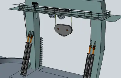 桥式起重机模型