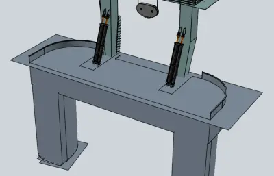 桥式起重机模型