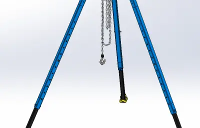 三脚架小型起重机