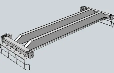单梁悬挂起重机模型