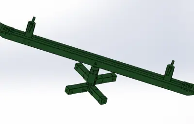 户外健身器材-跷跷板